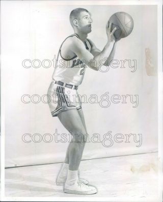 1964 Press Photo 1960s College Basketball Steve Chubin Rhode Island Rams