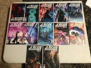 Blade Runner 2019 Issues 1 - 12 Complete Set Titan Comics