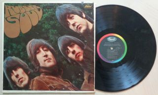 Beatles Rubber Soul (3) T - 2442 Us Mono Press Lp Capitol Rainbow Labels (82)