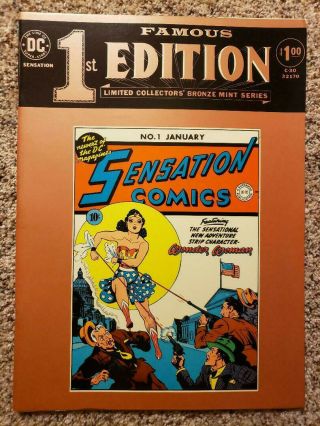 Famous 1st Edition C - 30 Nm - Sensation Comics 1,  Wonder Woman