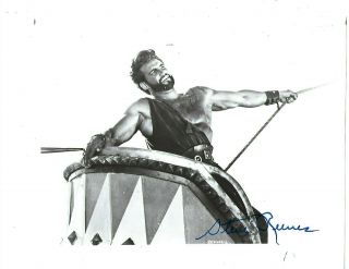 Steve Reeves Signed 8 " X10 " Promo Photo