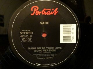 Sade 12” Hang On To Your Love VG, 3
