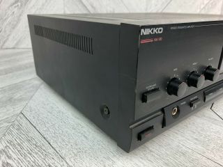 Nikko NA120 Integrated Stereo Amplifier w/ Matching NT120 Digital Tuner Vintage 3