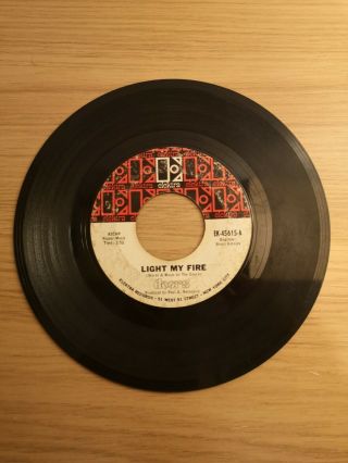 The Doors - Light My Fire - 7 " Vinyl Record 1967 On Elektra Label