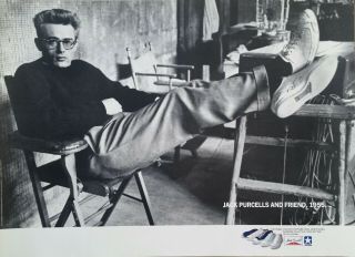 James Dean Jack Purcell Converse Poster 1988
