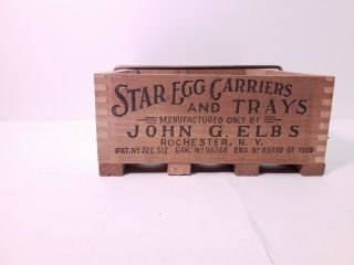 Antique 1906 Star Egg Carrier And Trays John