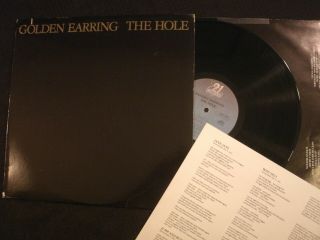 Golden Earring - The Hole - 1986 Vinyl 12  Lp.  / Vg,  / Prog Hard Rock Aor