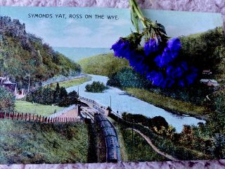 Vintage Postcard Symonds Vat Ross On Wye