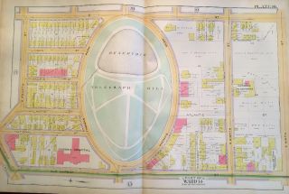 1891 South Boston Ma Telegraph Hill Excel High School Carney Hospital Atlas Map