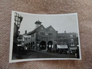 Market House Ross - On - Wye Small Vintage Photograph 1939