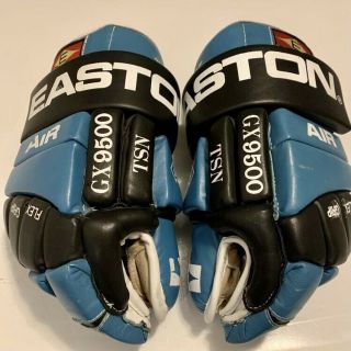 Vintage Easton Air Gx 9500 141/2 All Leather Hockey Gloves