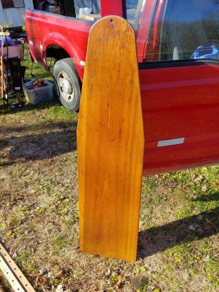 Wooden Ironing Board Antique Vintage Primitive Folk Art Rustic Large Size 5ftx17