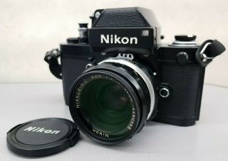 Vintage Slr Film Camera Nikon F2 Photomic Lens 50mm F2 From Japan (201210)