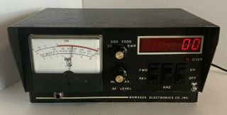 Vintage Wawasee 2000 Watt/swr/ Frequency Meter In - Vhtf