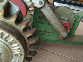 Vintage National A - 5 Cast Iron Tractor Walking Lawn Sprinkler 2