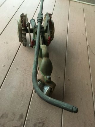 Vintage National A - 5 Cast Iron Tractor Walking Lawn Sprinkler 3