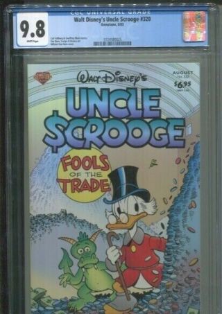 Walt Disney’s Uncle Scrooge 320 Best Cgc Grade Near Mint/mint 9.  8 White Pages