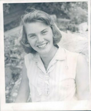 1958 Press Photo Sharon Jean Hogue Miss Southwest Seattle Wa White Center 8x10
