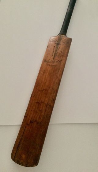 Vintage Cricket Bat,  Gunn and Moore Facsimile Signature Nottingham,  England RARE 2