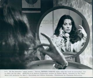 1972 Press Photo Barbara Parkins In The Mirror Asylum 1970s Movie