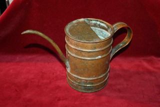 Hand Crafted Antique Small Heavy Copper Watering Can