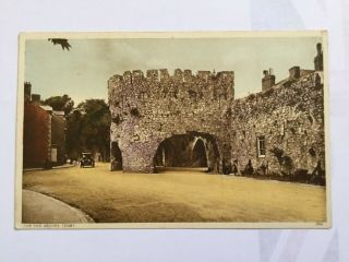 The Five Arches Tenby Vintage Postcard