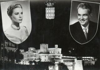 Vintage Postcard: Grace Kelly Princess Grace & Prince Rainier Of Monaco