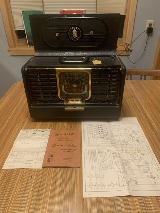 Vintage Zenith Trans - Oceanic Radio Tubes Music Manuals Model 6500