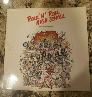 Rock N Roll High School Ramones Sire Colored Vinyl Near