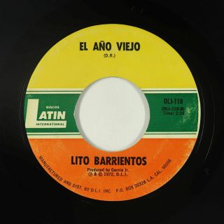 Latin Cumbia 45 - Lito Barrientos - El Ano Viejo - Discos Latin Intl.  - Mp3