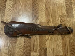 Antique,  Vintage Eubanks Leather Rifleholster,  Model 06 24.
