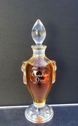 Vintage Christian Dior " Miss Dior? " 1 Fl Oz Perfume Baccarat " Amphora Bottle