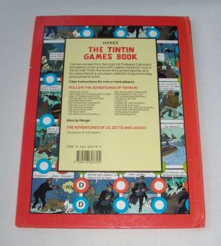 Belgium 1986 Hergé ' The Tintin Games Book ' (Methuen Childrens ' Books) Hardcover 2
