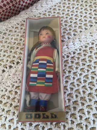 Vintage 9” Chinese Folk Doll Made In People 