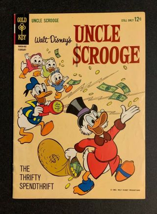 Gold Key Comics • Uncle Scrooge 47 • 1964 • Carl Barks • " Thrifty Spendthrift "