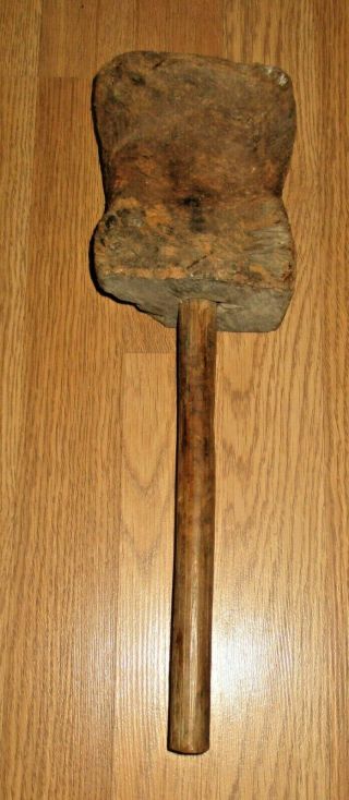 Antique Old Prmitive Wooden Hammer/ Mallet