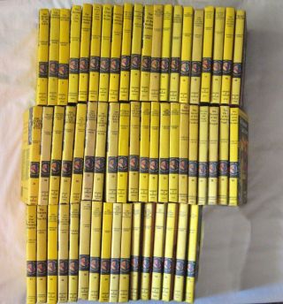 You Choose Vintage Matte Yellow Nancy Drew Mystery Story Books Carolyn Keene
