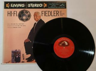 Hi - Fi Arthur Fiedler/boston Pops Lp 1958 Rca Victor Vinyl Rs 2100 Living Stereo