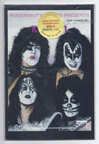 Personality Comics Kiss 1 Trading Card Version Le Variant 835 Of 1000 Biography
