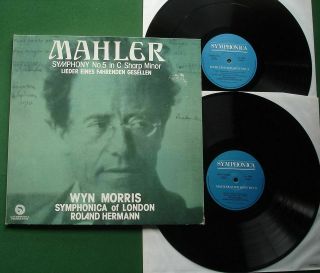 Mahler Symphony No 5 Symphonica Of London Wyn Morris Symr3/4 2 X Lp