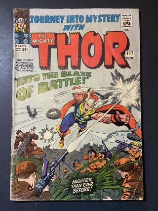 Marvel Comics Journey Into Mystery 117 Thor 1965 Vintage Old Comic Book