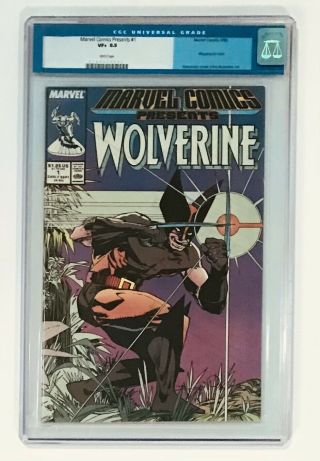 Marvel Comics Presents 1 Wolverine Cgc 8.  5 Old Label