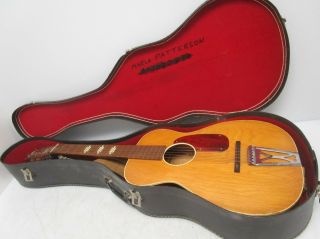 Harmony Stella H927 Vintage Parlor Guitar W/ Case