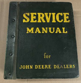 Vintage John Deere Dealer Service Manuals Tractor Model M,  B,  & R - Rare