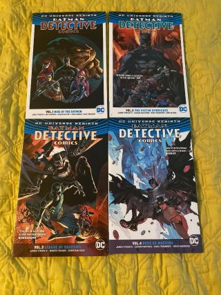 Batman Detective Comics Volume 1,  2,  3,  4 Dc Universe Rebirth Tpb Tp Sc