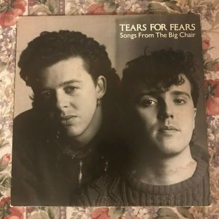 Tears For Fears ‎songs From The Big Chair Lp Mercury 72 Richmond Press 1985