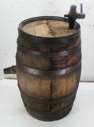 Vintage Whiskey Keg Barrel With Spigot Primitive Wedding Decor Adorable