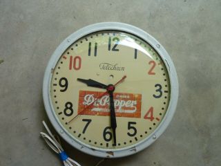 Vintage Dr.  Pepper Wall Clock