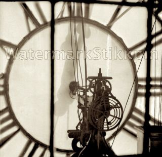 1950s Photo Negative Nyc Cooper Union Clock Art Artist School Snap By Chazen