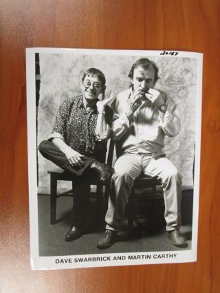 Vintage Glossy Press Photo Folk Duo Dave Swarbrick & Martin Carthy